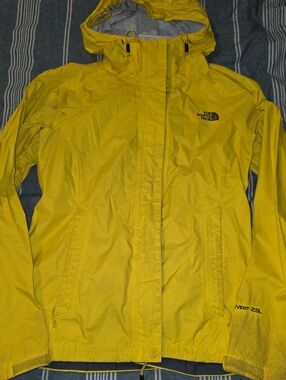 The North Face Yellow Women's Rain Jacket
